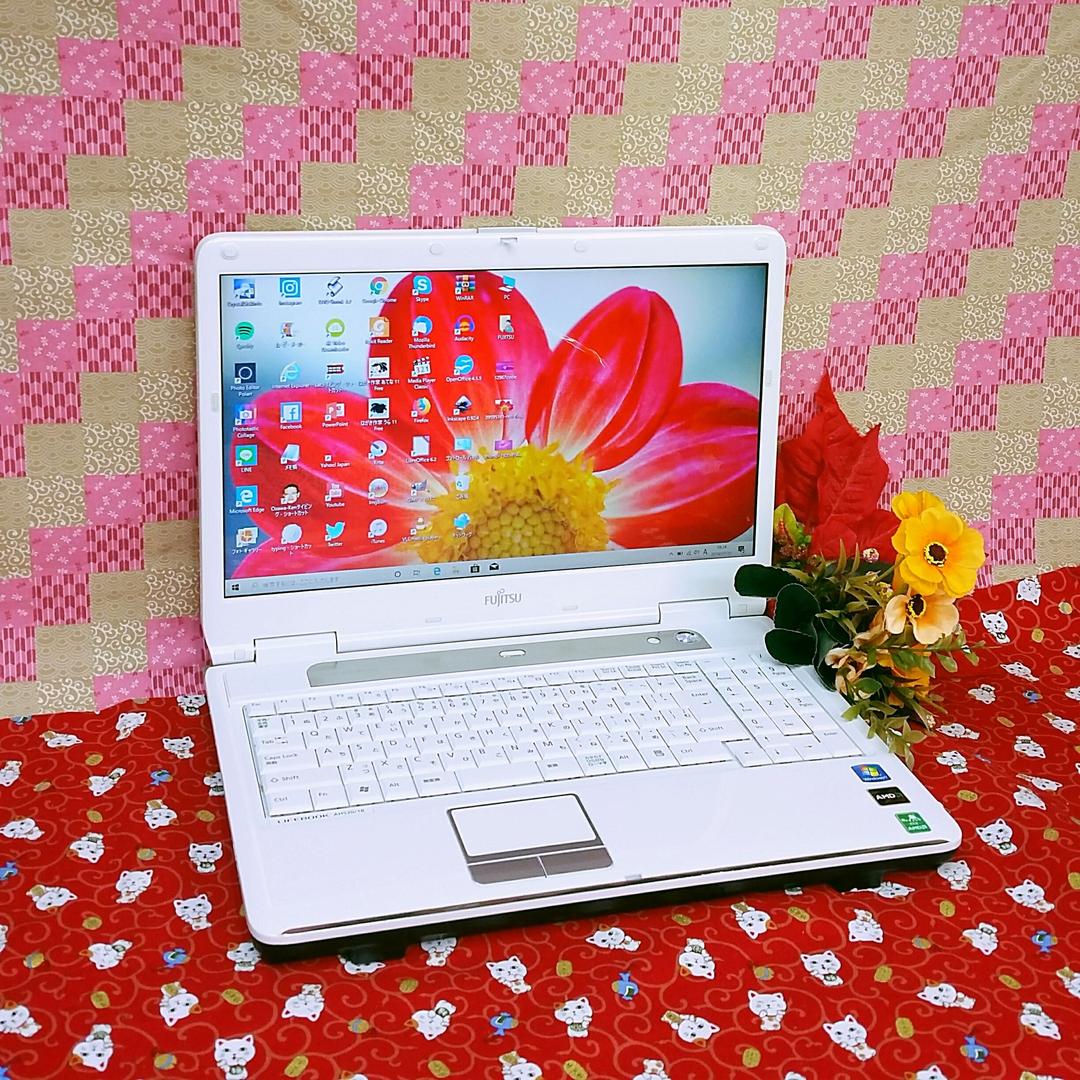 極上品！高速Corei5！おまけソフト多数！大人気富士通！Win10！動画編集