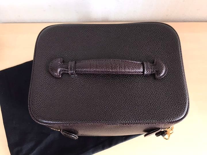 CHANEL シャネル バニティポーチ バッグ ココマーク ブラウン