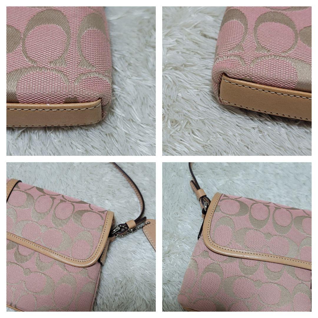 未使用✨コーチ シグネチャー クリップデミ ワンショルダー アクセサリーポーチ