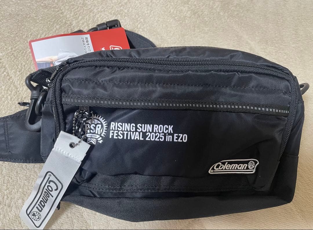 RSR2025×Coleman ウォーカーポーチ ブラック