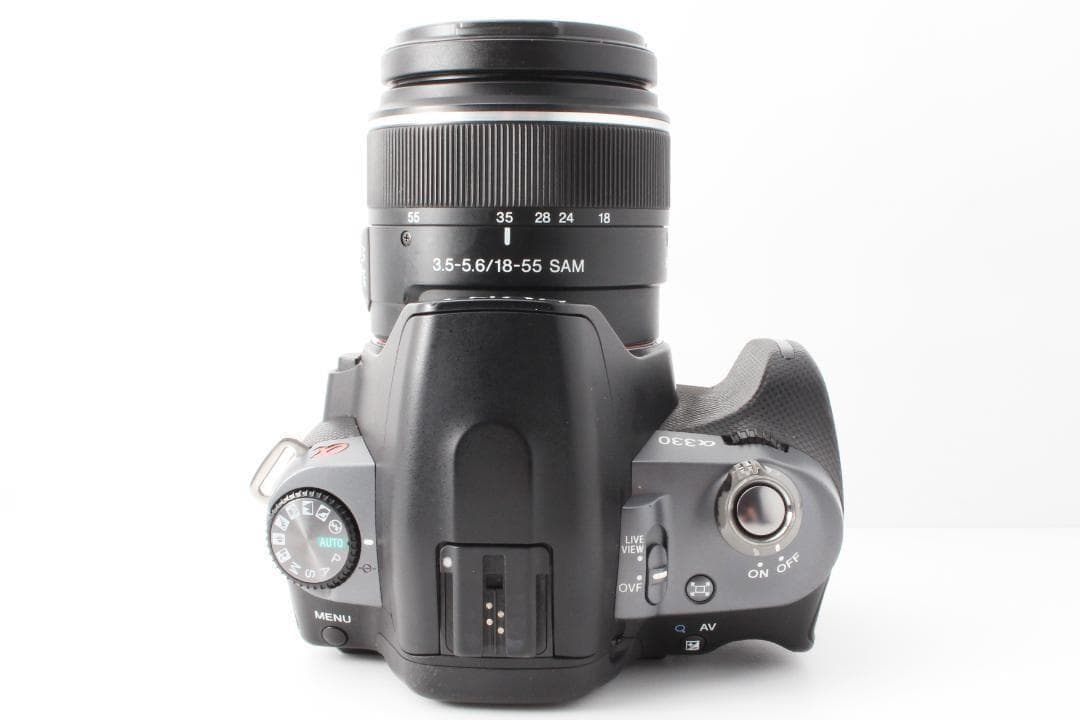 SONY α330 ダブルレンズキット　標準から望遠までOK　可動式液晶