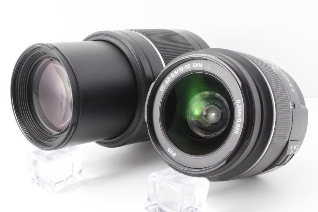 SONY α330 ダブルレンズキット　標準から望遠までOK　可動式液晶