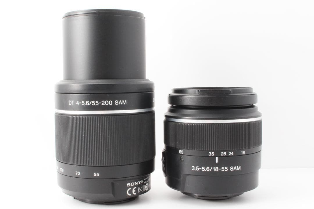 SONY α330 ダブルレンズキット　標準から望遠までOK　可動式液晶