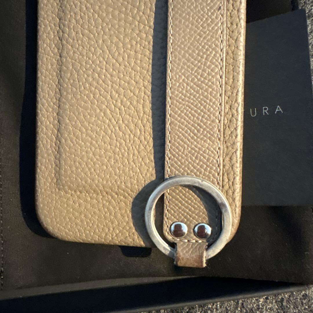 BONAVENTURA ベージュ レザー iPhone15plusケース