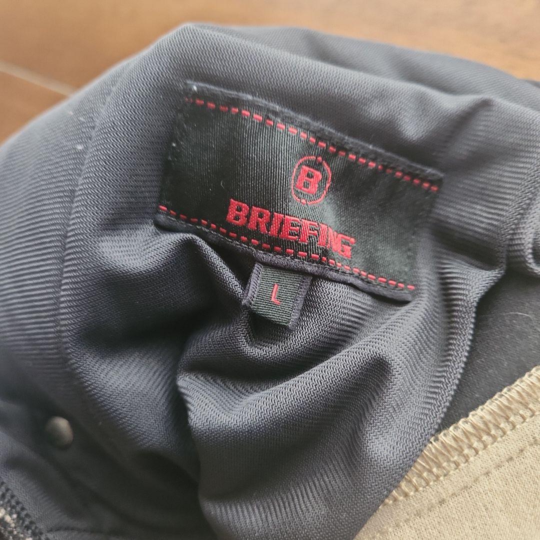 BRIEFING ウォーム サイドロゴライン スリムパンツ　Lサイズ