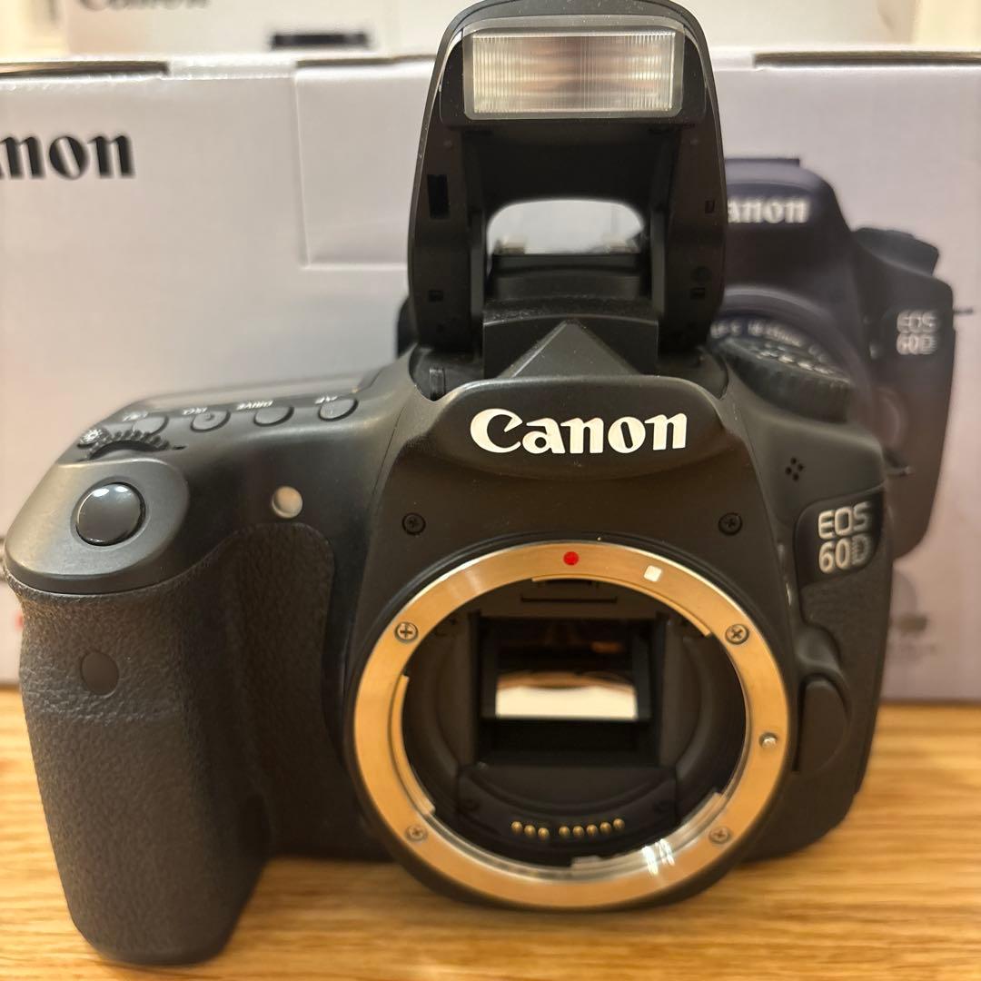 【超美品・箱付】Canon EOS 60D Wズームレンズ キット ベタつき無