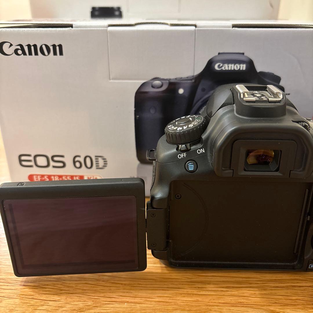 【超美品・箱付】Canon EOS 60D Wズームレンズ キット ベタつき無