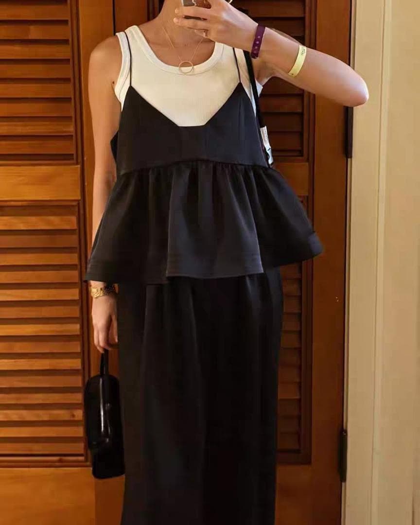 machatt マチャット　SATIN FLARE CAMISOLE