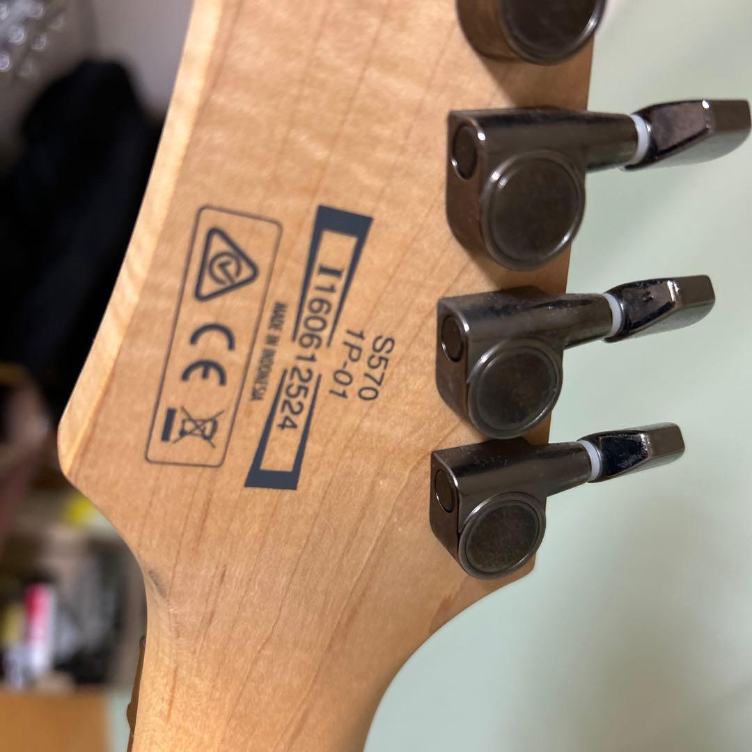 エレキギター Ibanez S570 ブラック
