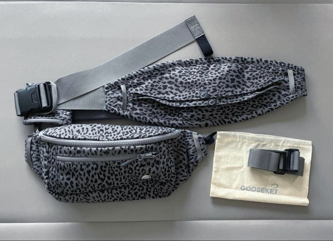 グスケット365抱っこ紐Plus レオパード柄　ヒップシート