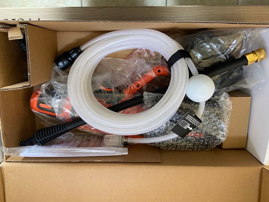 BLACK+DECKER 18Vコードレス高圧洗浄機