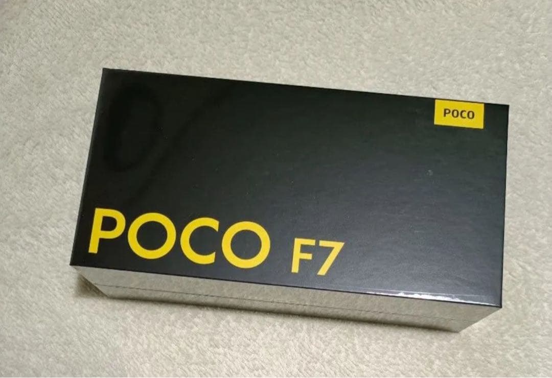 未開封　Xiaomi POCO F7 12G+512G シルバー　本体