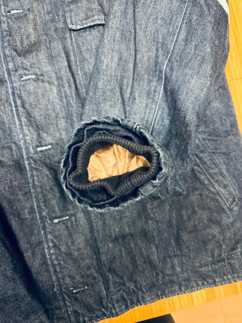 桃太郎ジーンズ ボアジャケット