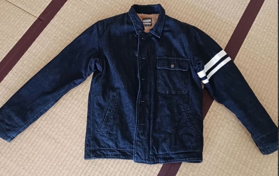 桃太郎ジーンズ ボアジャケット