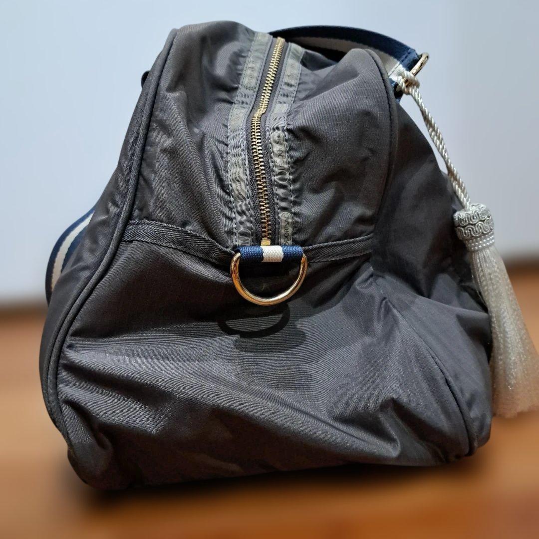 レスポートサック×風間ゆみえコラボ ボストンバッグ　2WAY チャコールグレー