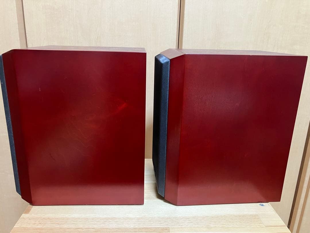 FOSTEX GX100ブックシェルフスピーカー ワインレッド