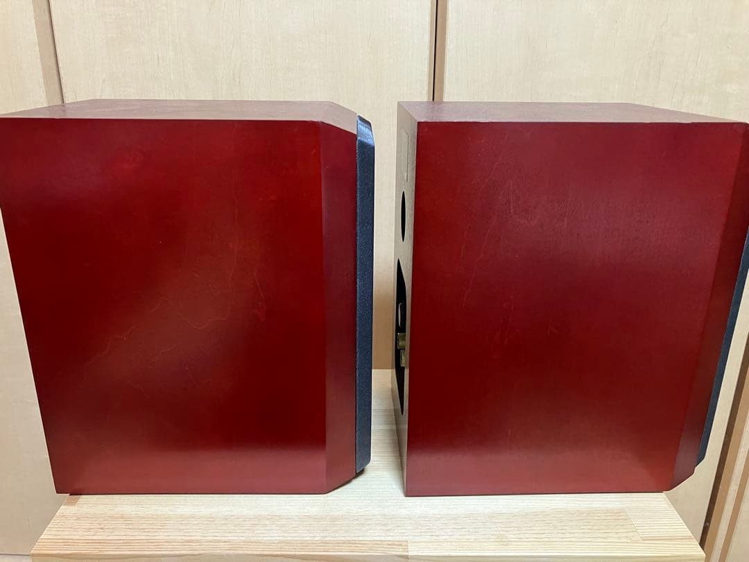 FOSTEX GX100ブックシェルフスピーカー ワインレッド