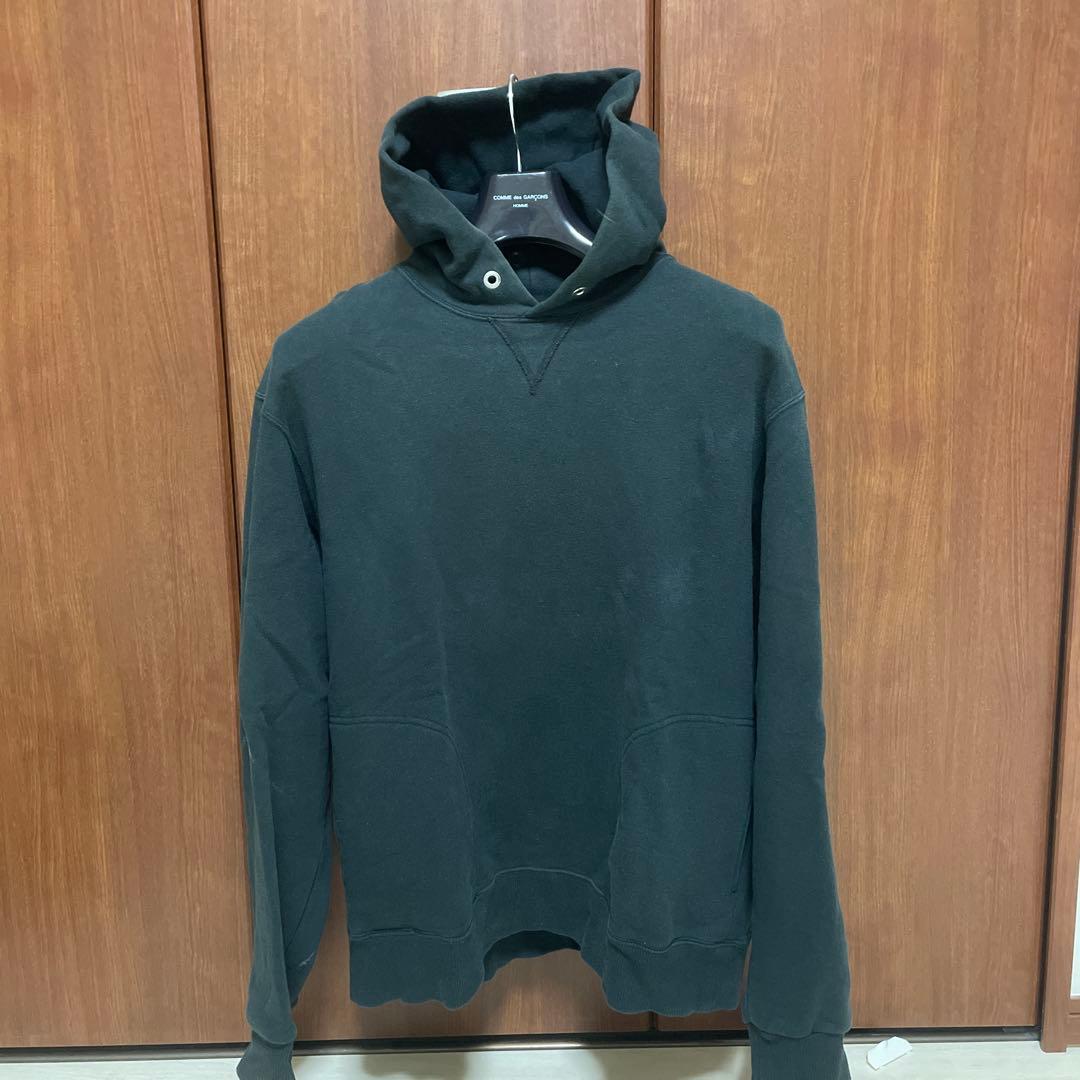 【レア】コムデギャルソンオムプリュスのスポーツ期バックプリントブラックパーカー