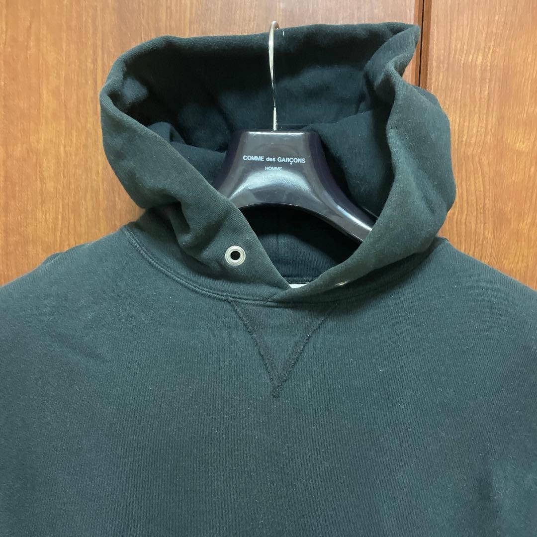 【レア】コムデギャルソンオムプリュスのスポーツ期バックプリントブラックパーカー