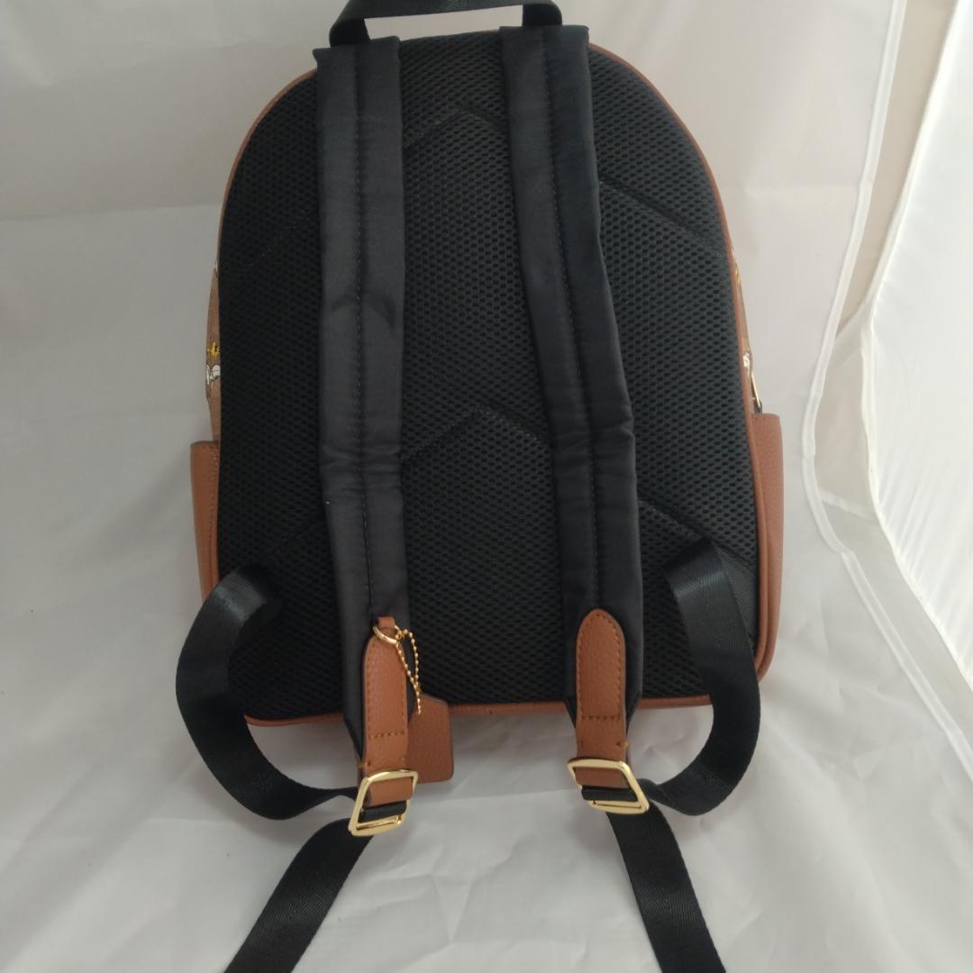 【新品未使用】COACH ×スヌーピー リュック ブラウン CBM25
