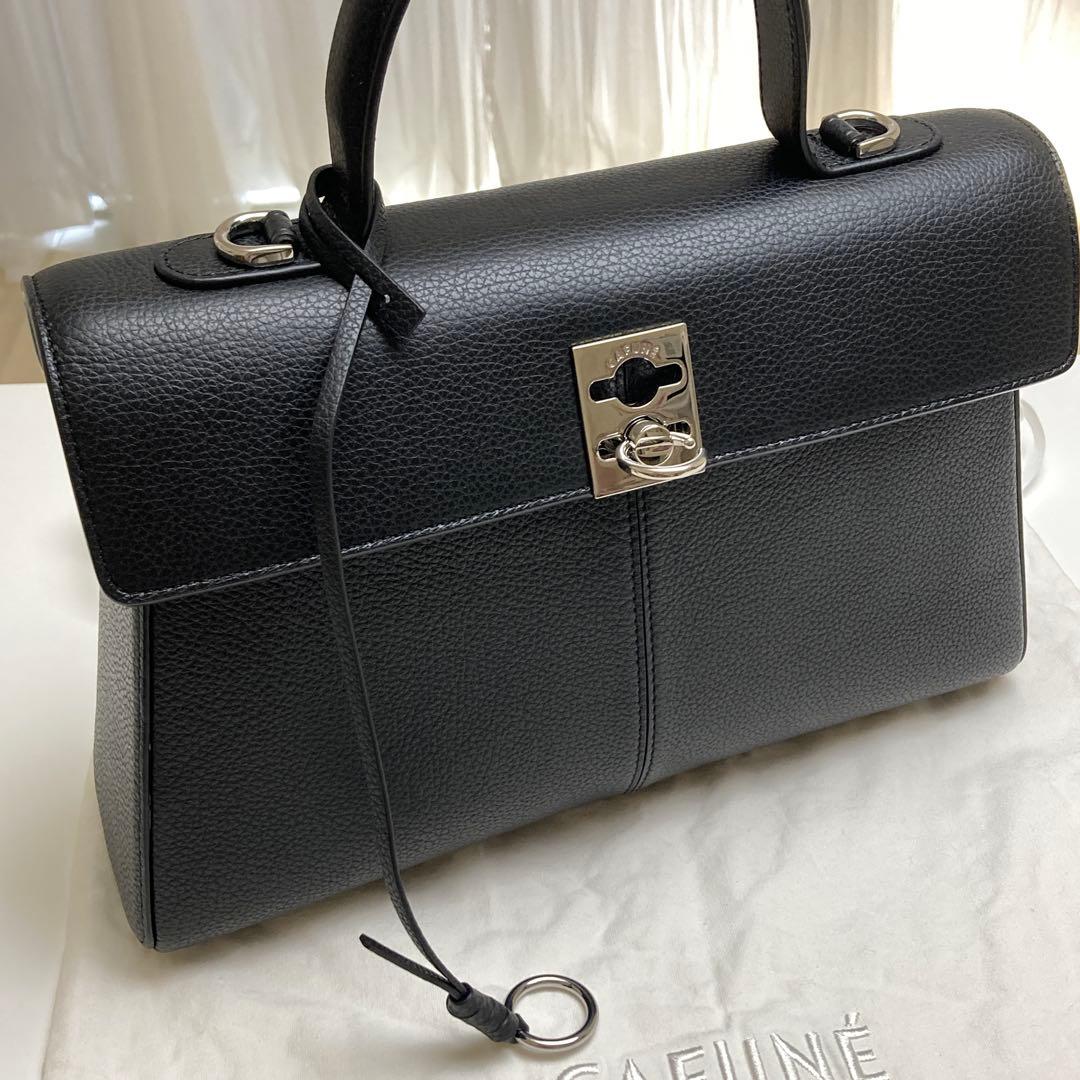 あ*お様 ❤️極美品❤️CAFUNE STANCE BAG BLACK(TEXT