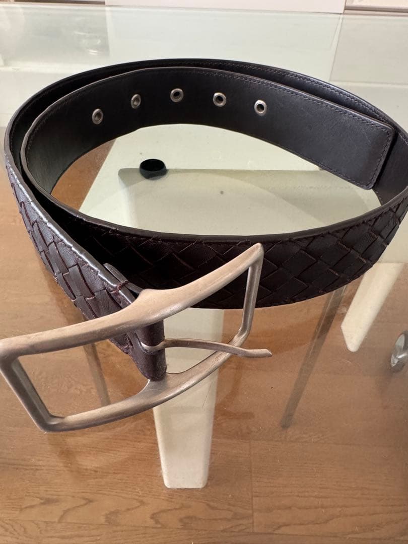 bottega veneta ボッテガべネタ　革ベルト　ダークブラウン