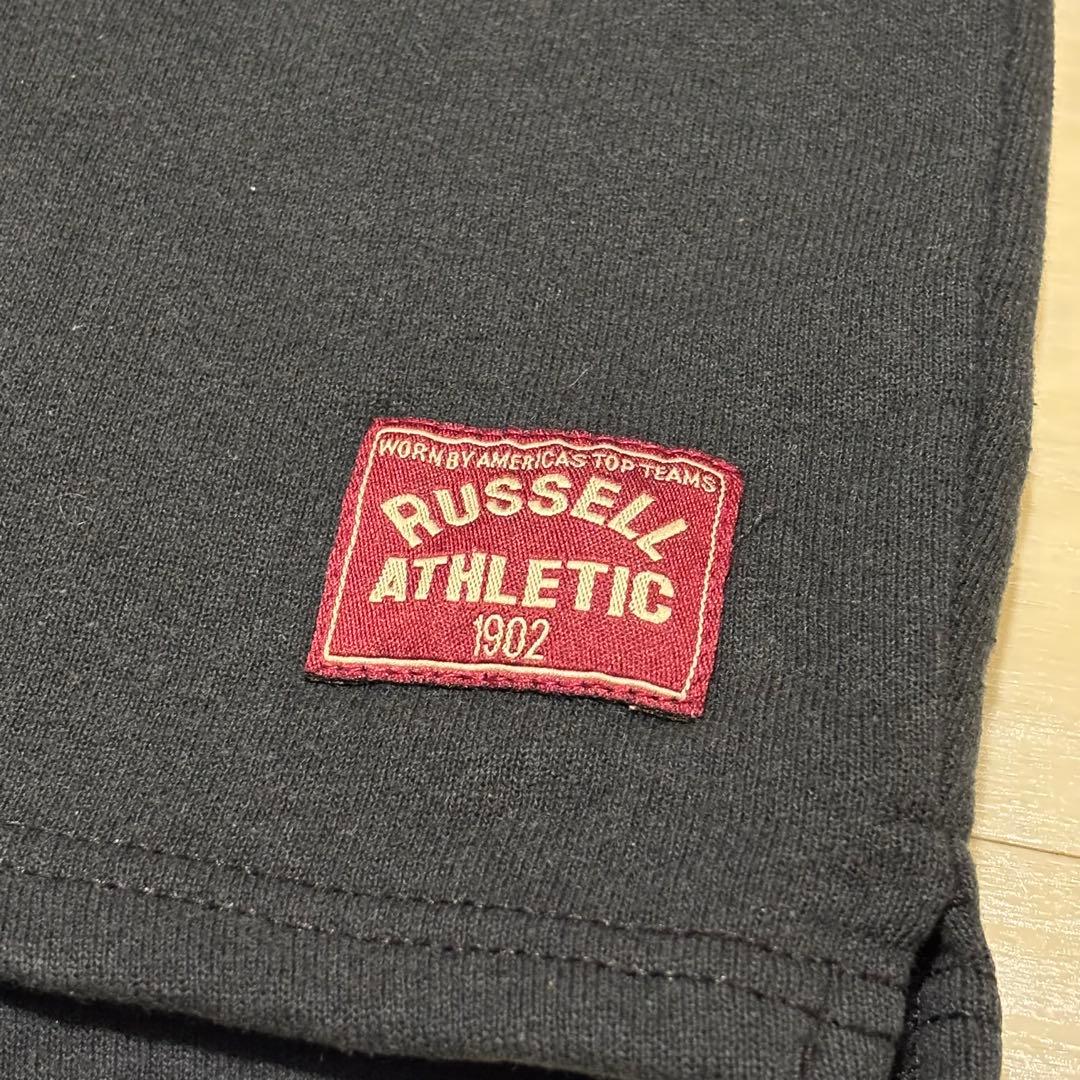 RUSSELL ATHLETIC 90sヘンリーネック USA製 黒 XL
