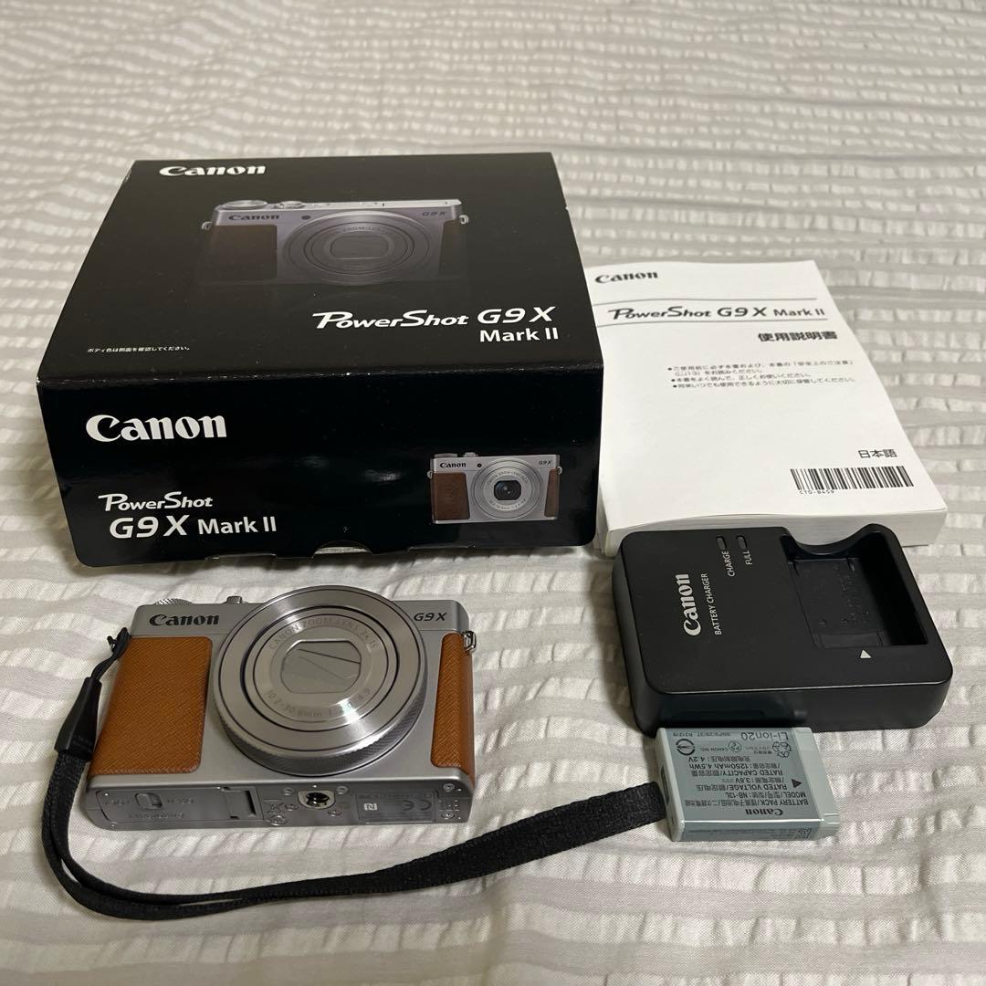 Canon PowerShot G9X Mark2 シルバー/ブラウン