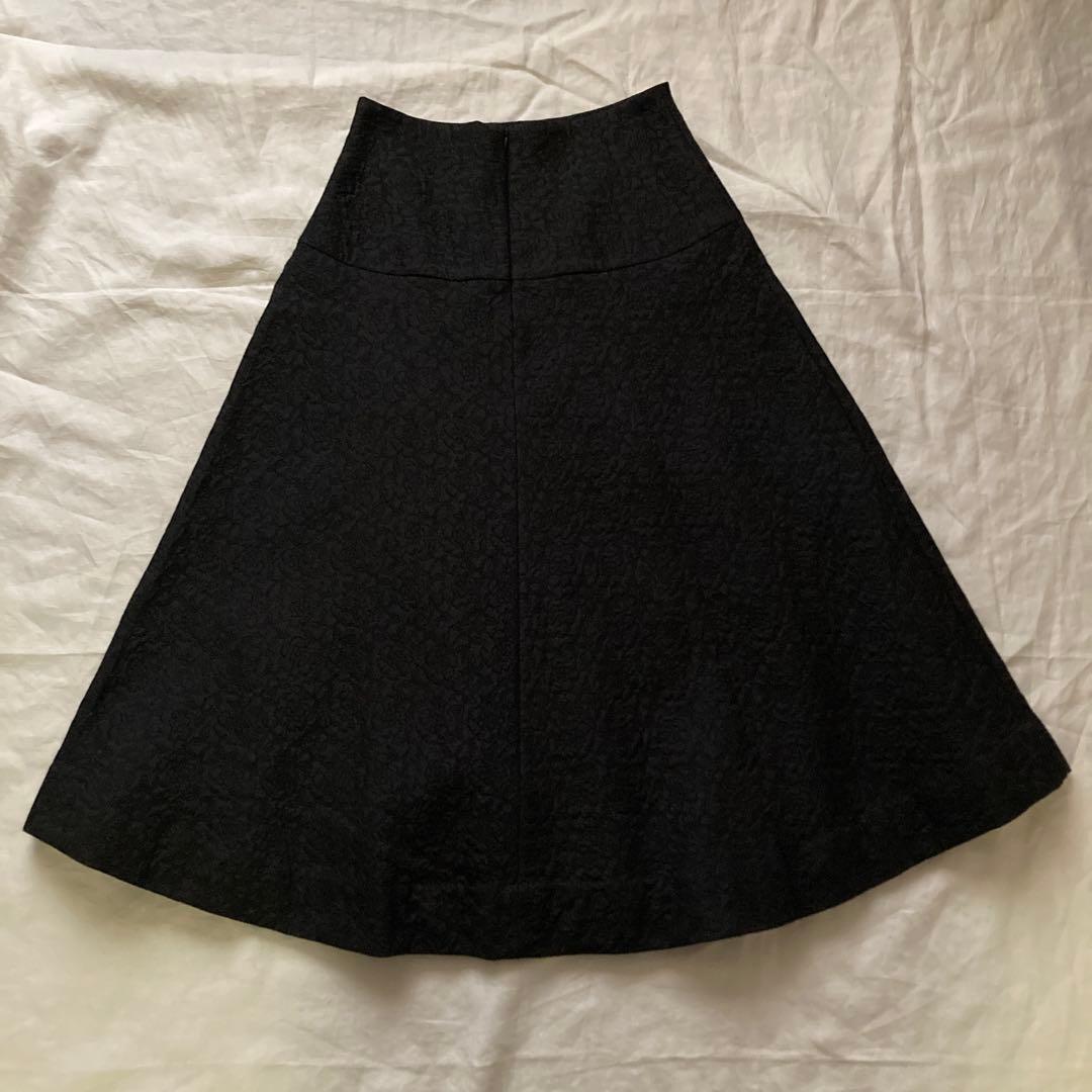 R&D.M.Co- オールドマンズテーラー 　フラワーマトラッセスカート　黒系