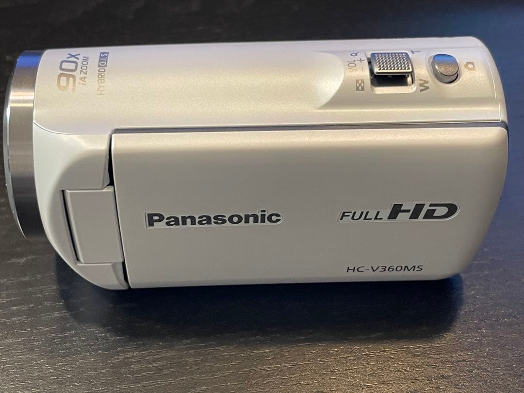Panasonic HC-V360MS-W ビデオカメラ バッテリー付き 中古