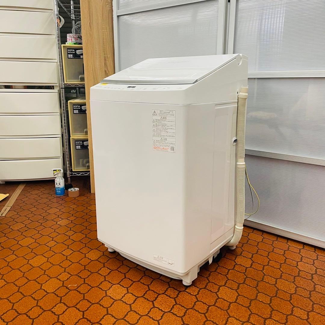 東芝　全自動洗濯機　AW-8DP3 洗剤自動投入機能付き　ウルトラファインバブル