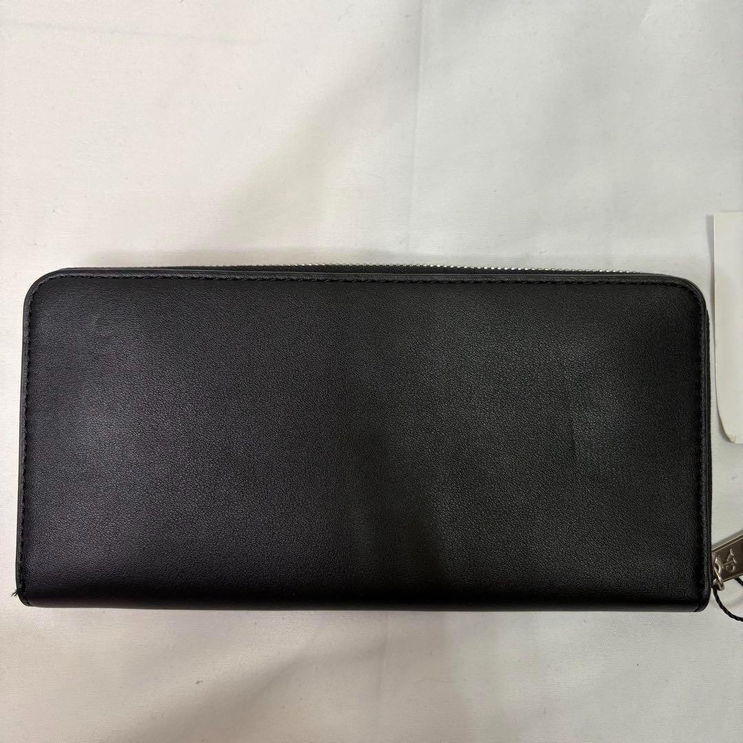 【新品】  ラウンドジップ 長財布 ブラック メンズ