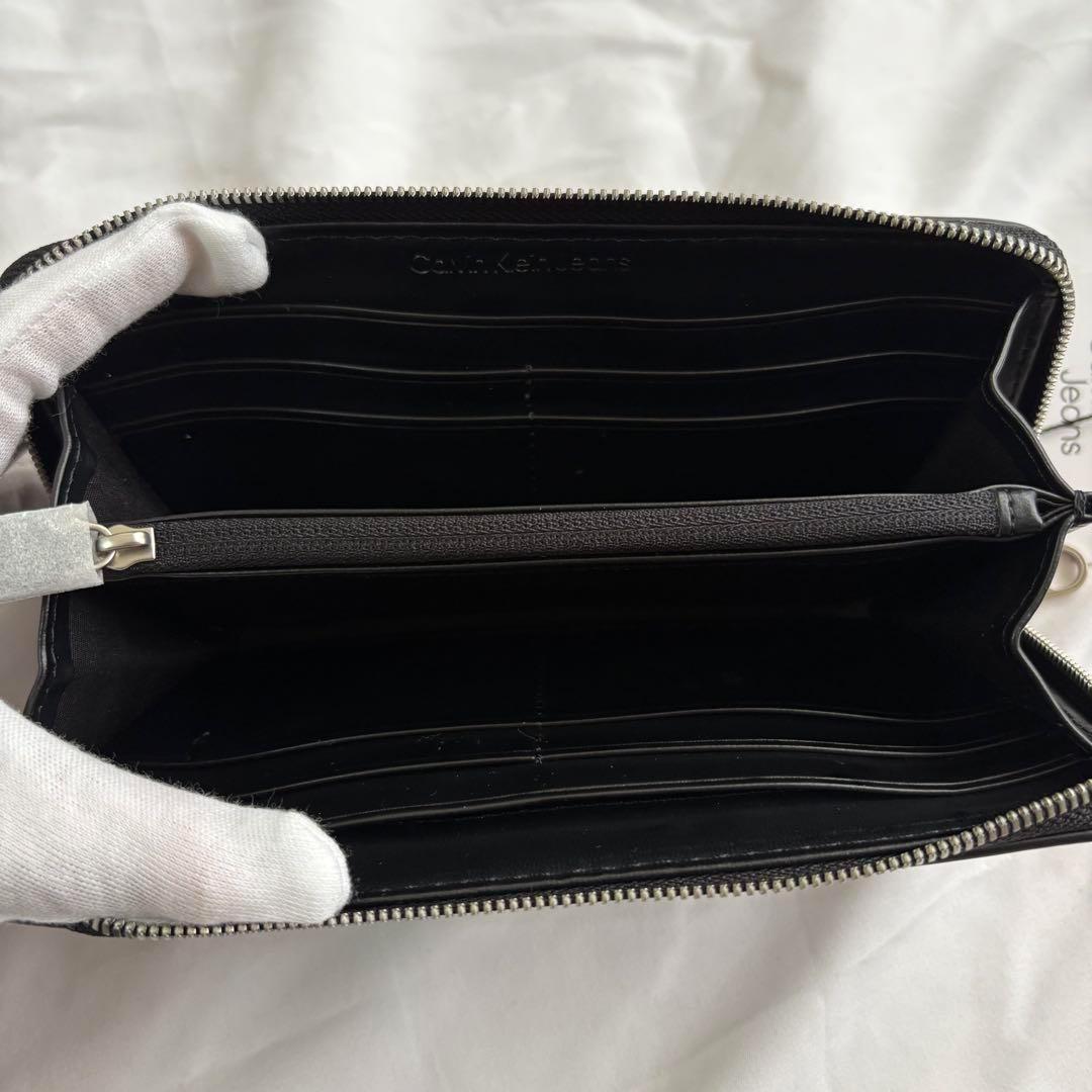 【新品】  ラウンドジップ 長財布 ブラック メンズ