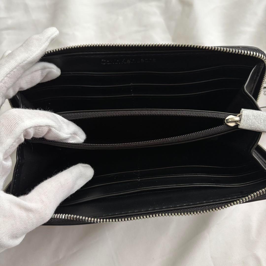 【新品】  ラウンドジップ 長財布 ブラック メンズ