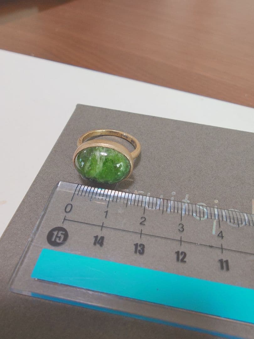 fruitsjolie フリュイジョリ　クロムダイオプサイト　リング　14号