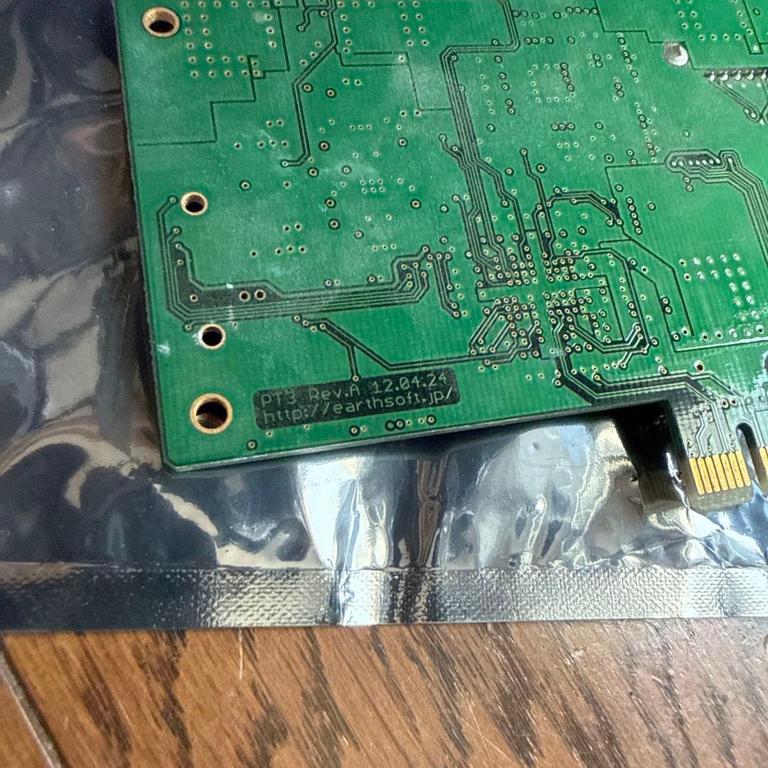 PT3 Rev.A +カードリーダー+ PCI-E X1延長ケーブル 3点セット