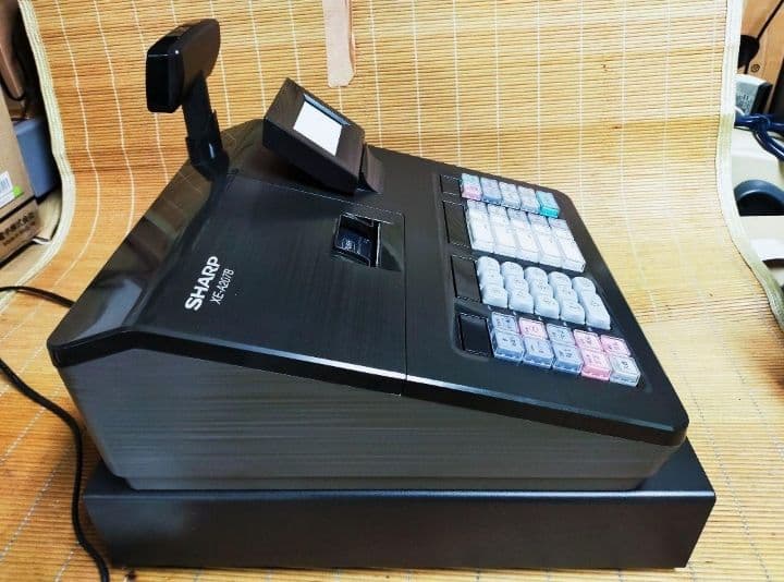 シャープレジスター　XE-A207　PC連携売上管理設定無料　706556