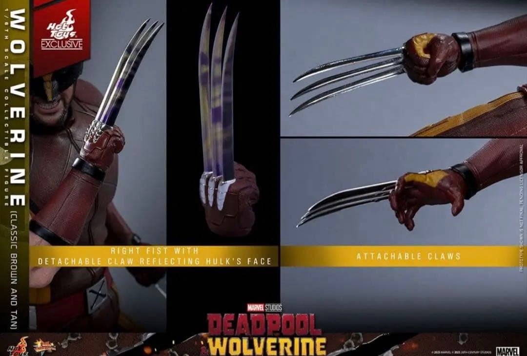 ホットトイズ MMS831 ウルヴァリン（ブラウンスーツ） Wolverine