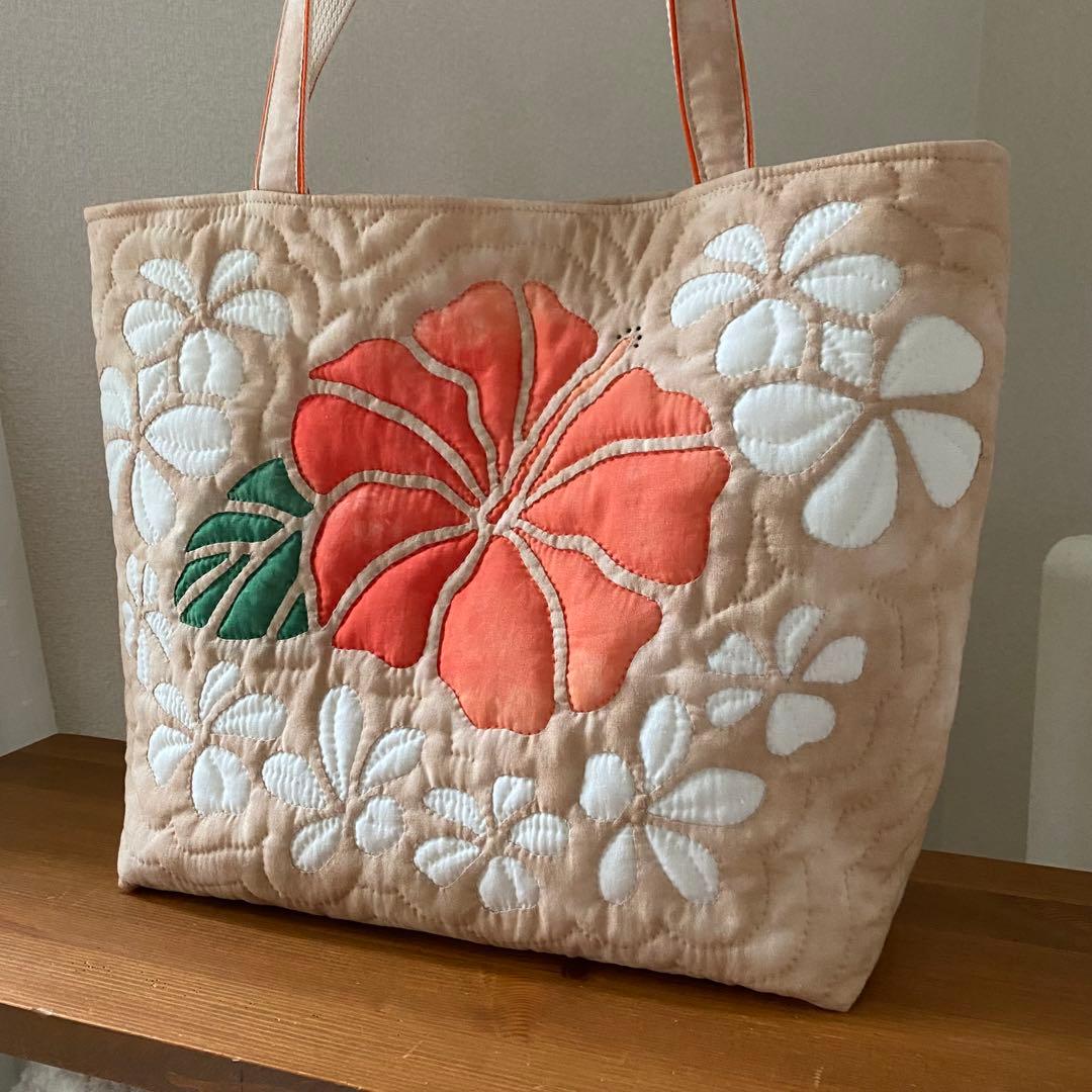 ◆mritoru31◆ハワイアンキルト◆トートバッグ