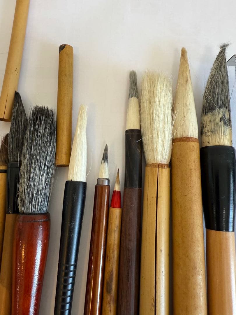 C*l様 中国筆 ★☆ 日本筆 書道 道具 筆 文明堂 上海 まとめて 小筆 中