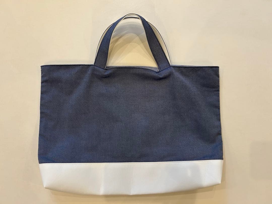 familiar ファミリア 70周年 マチ付き　デニムバッグ　神戸本店限定