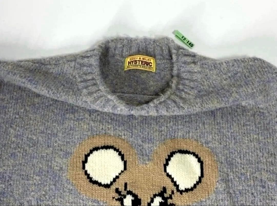 『パンフ掲載』激っ可愛わっ♡MOUSE 編込 オーバーサイズニットプルオーバー