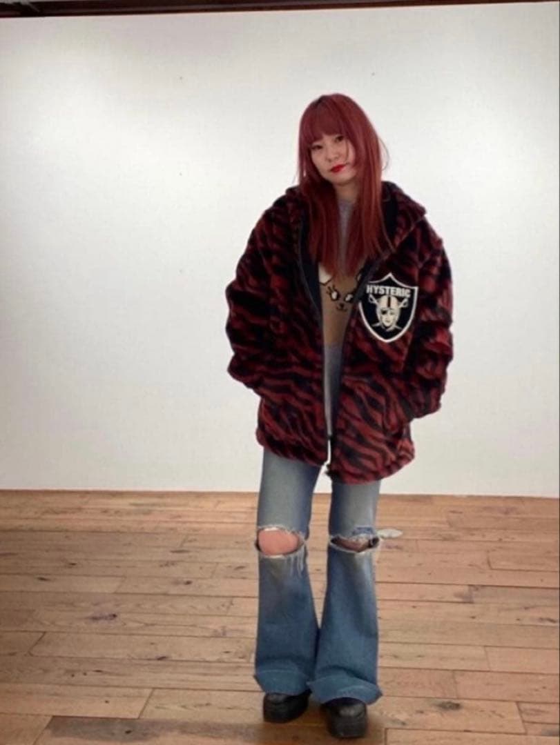 『パンフ掲載』激っ可愛わっ♡MOUSE 編込 オーバーサイズニットプルオーバー