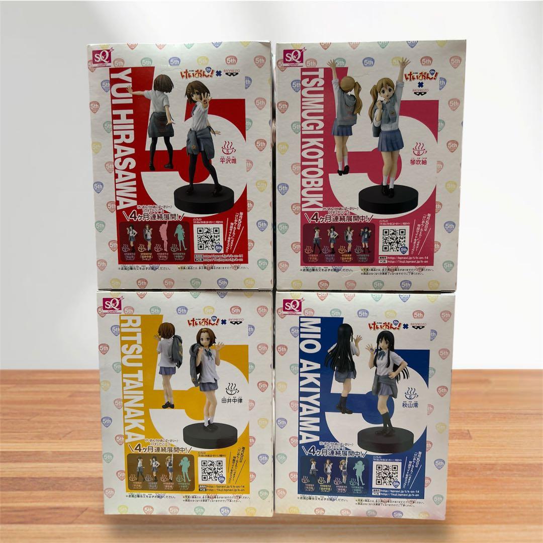けいおん！5thアニバーサリーフィギュア4体セット