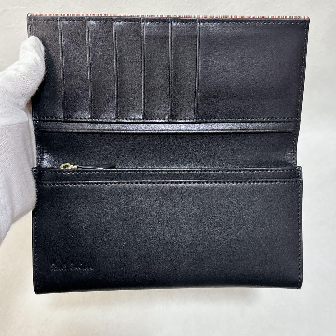 未使用級✨箱付 Paul Smith マーケットラビット 長財布 黒