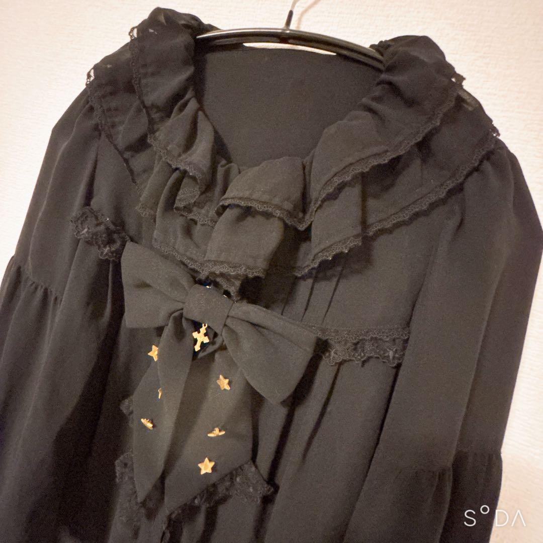 Angelic Pretty/Milky Crossブラウスblack