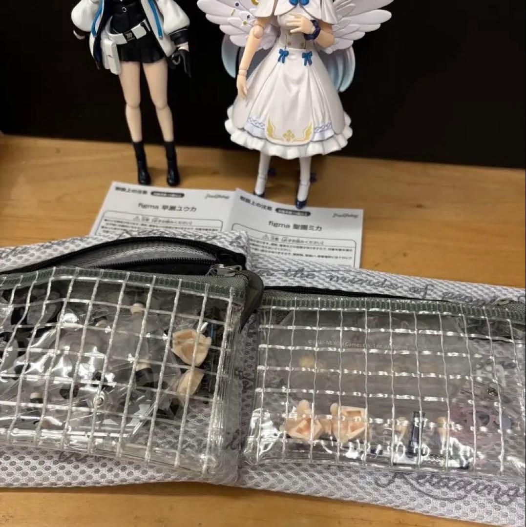 ブルアカ　figma　フィギュアセット　早瀬ユウカ　聖園ミカ　2体　箱無し　①