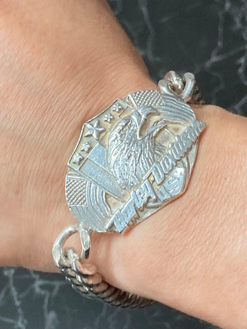 [50] Harley-Davidson / ロゴ 白頭鷲 喜平ブレスレット