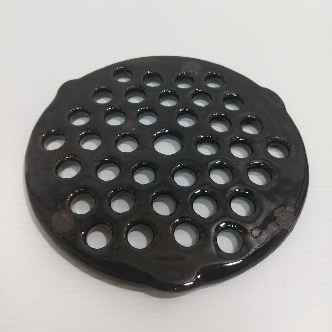 雲井窯 土鍋 鴨釉 七寸 すのこ付き