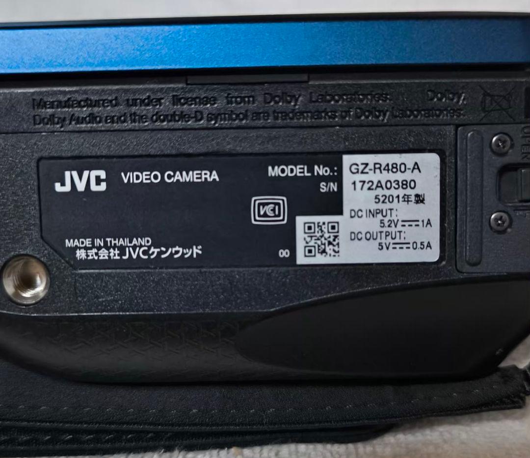 JVC Everio R GZ-R480　美品　防水ビデオカメラ　本体とポーチ